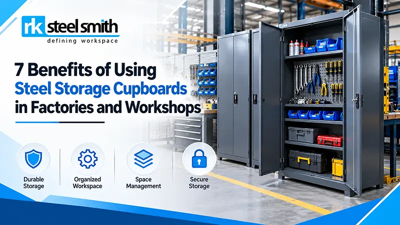 7 Benefits of Using Steel Storage Cupboards in Factories and Workshops