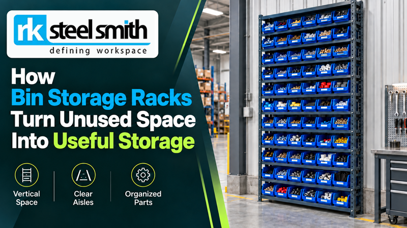 How Bin Storage Racks Turn Unused Space Into Useful Storage